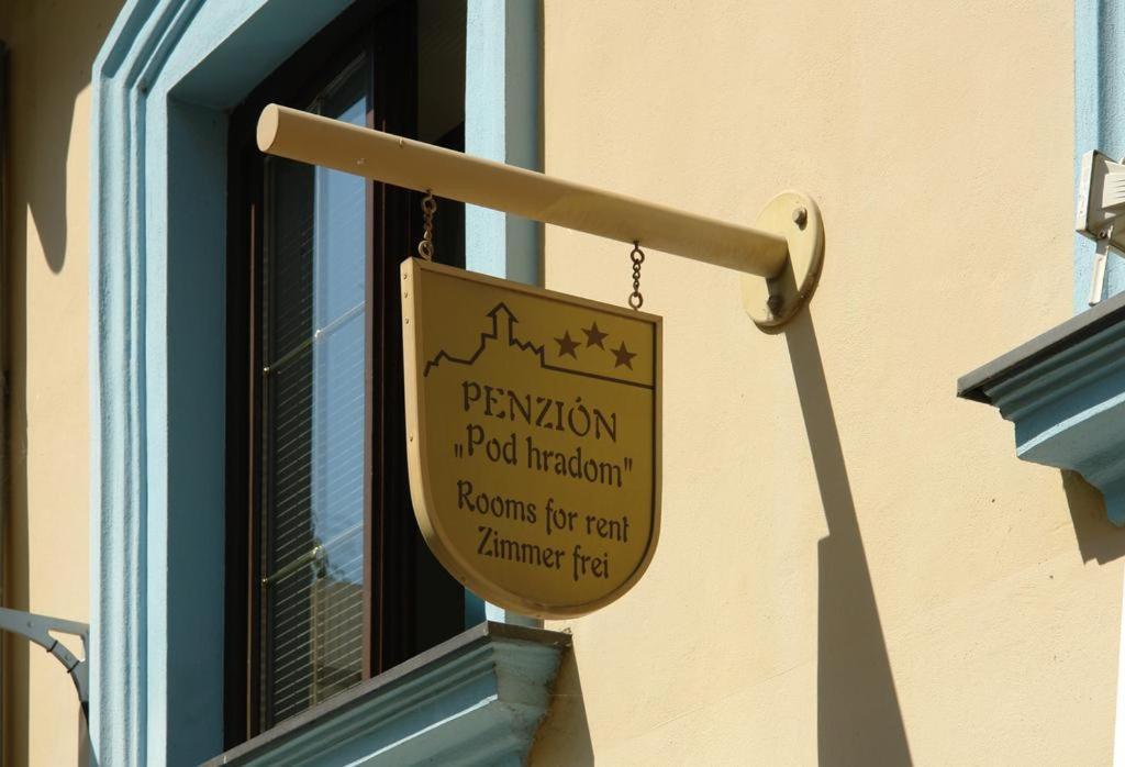 Penzion Pod Hradom Тренчин Екстер'єр фото